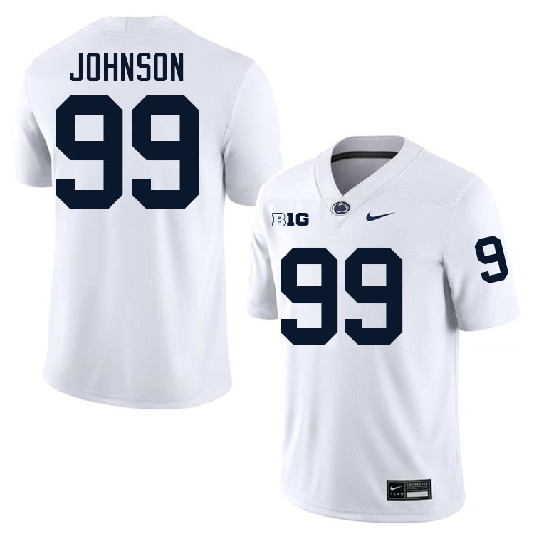 Austin Johnson Penn State Jersey,PSU Nittany Lions #99 Austin Johnson Football Uniforms-White